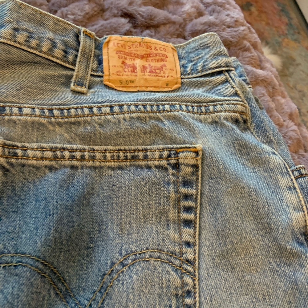Levi's Light Blue Straight Leg Jeans